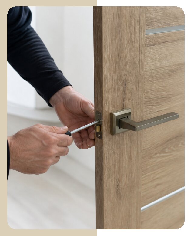 Профессиональная установка дверной ручки с выездом в Петропавловске-Камчатском